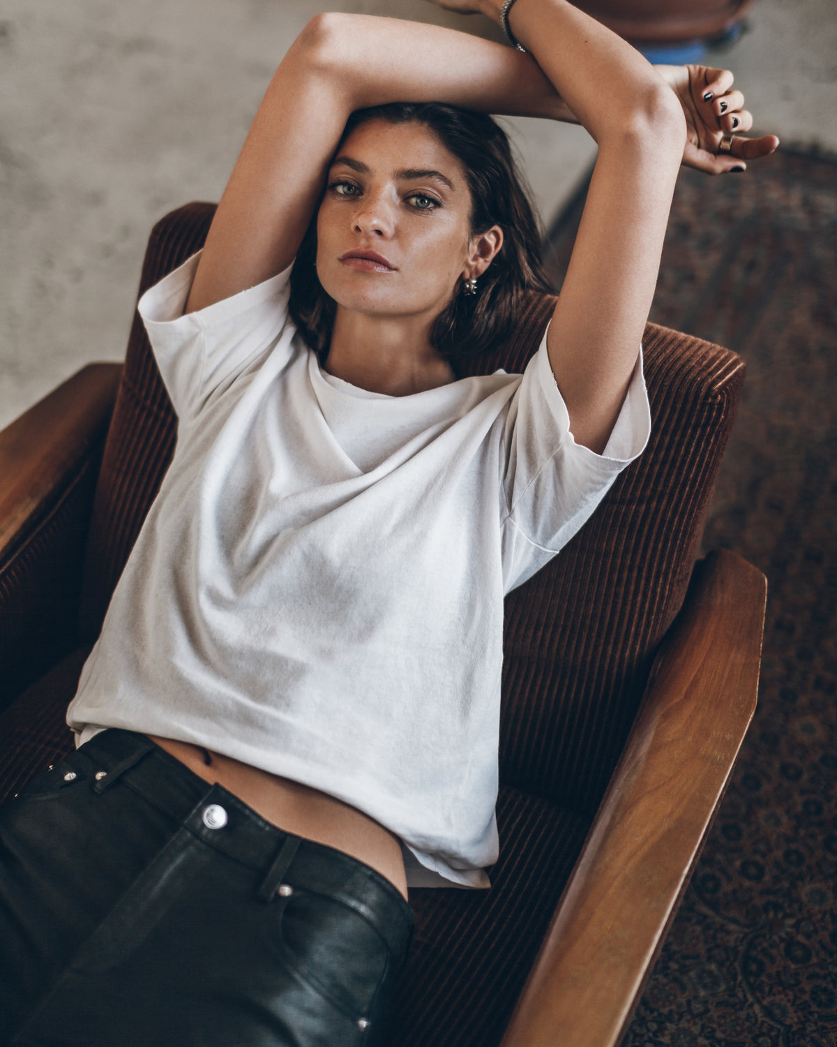 The Off White Dry Cotton Vintage T-Shirt