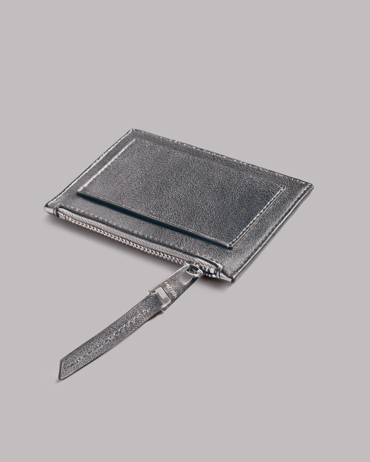 The Silver Leather Wallet