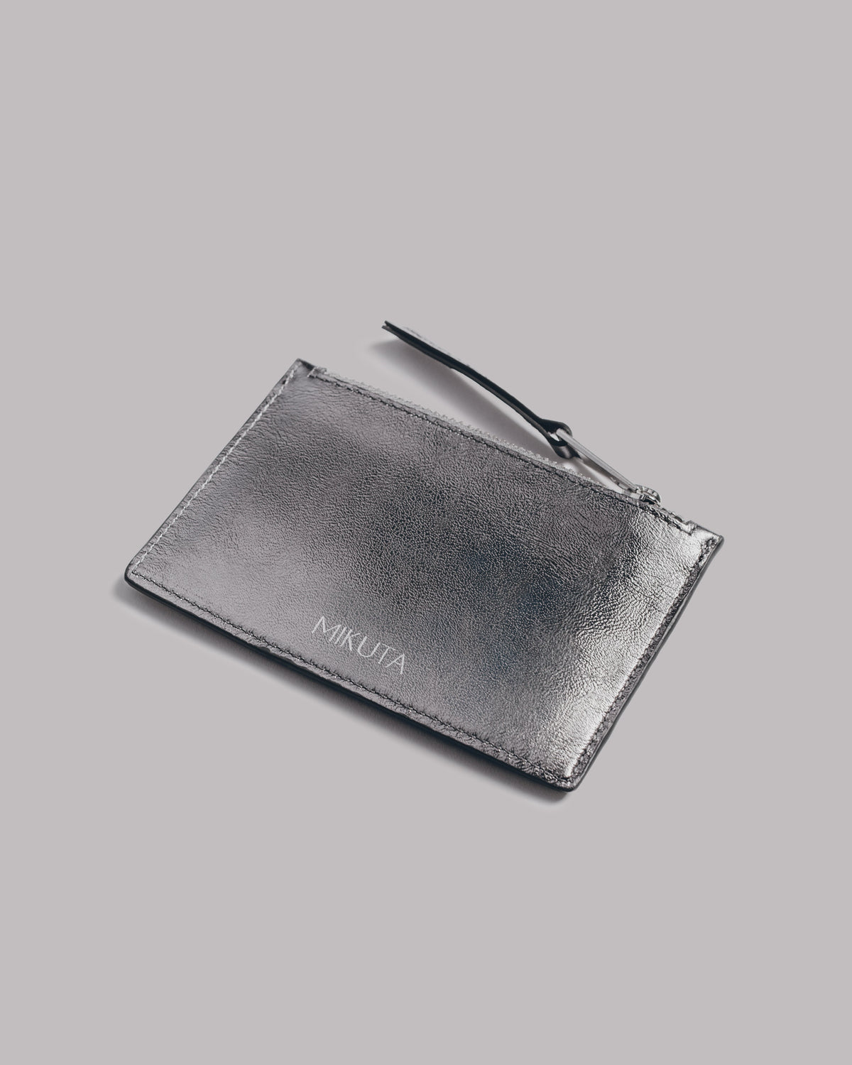 The Silver Leather Wallet