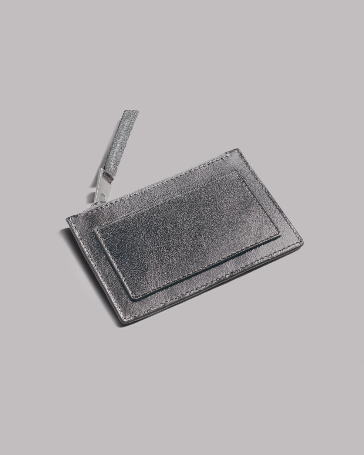 The Silver Leather Wallet