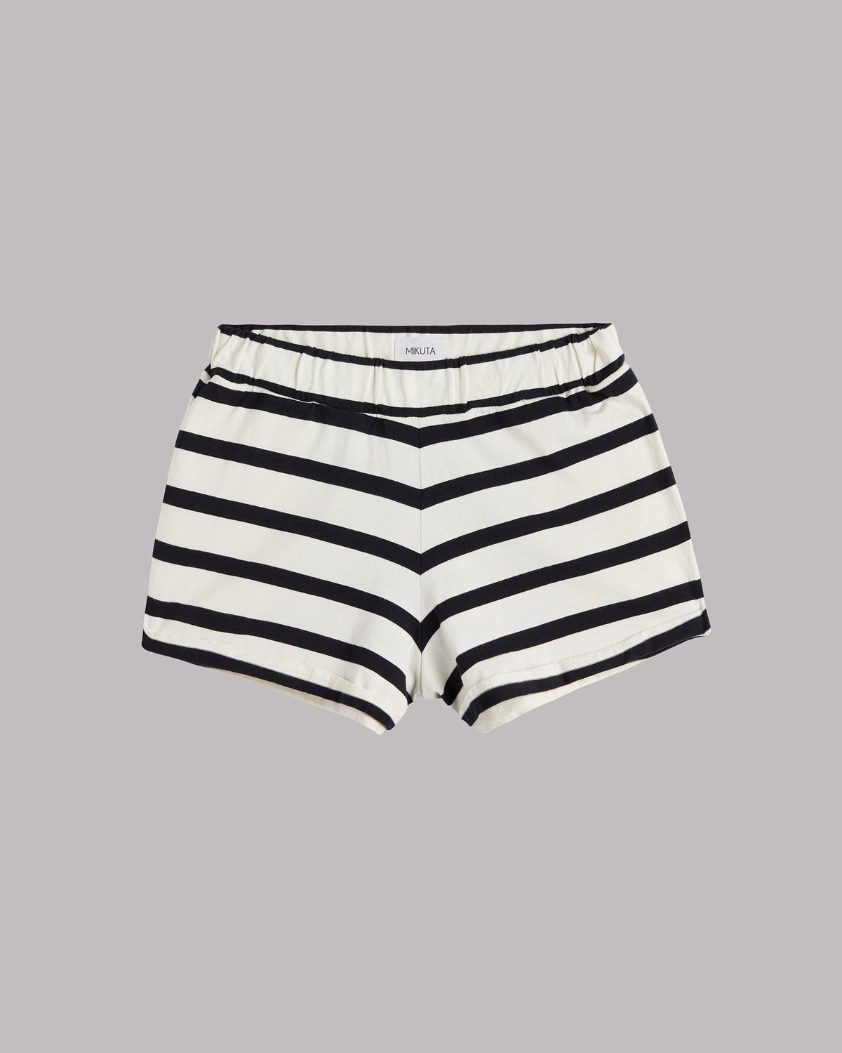 The Striped Cotton Shorts