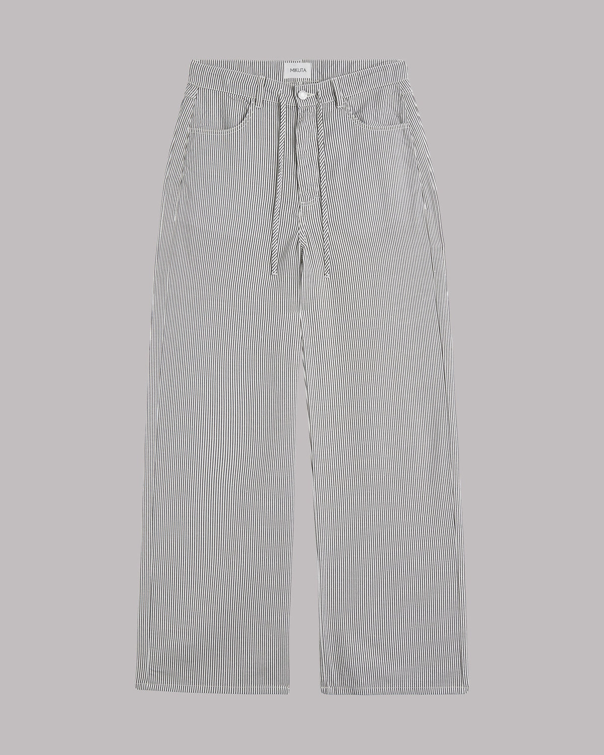 The Striped Tied Waist Pants