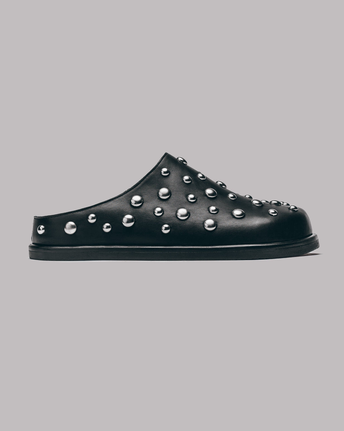 The Studded Leather Mules