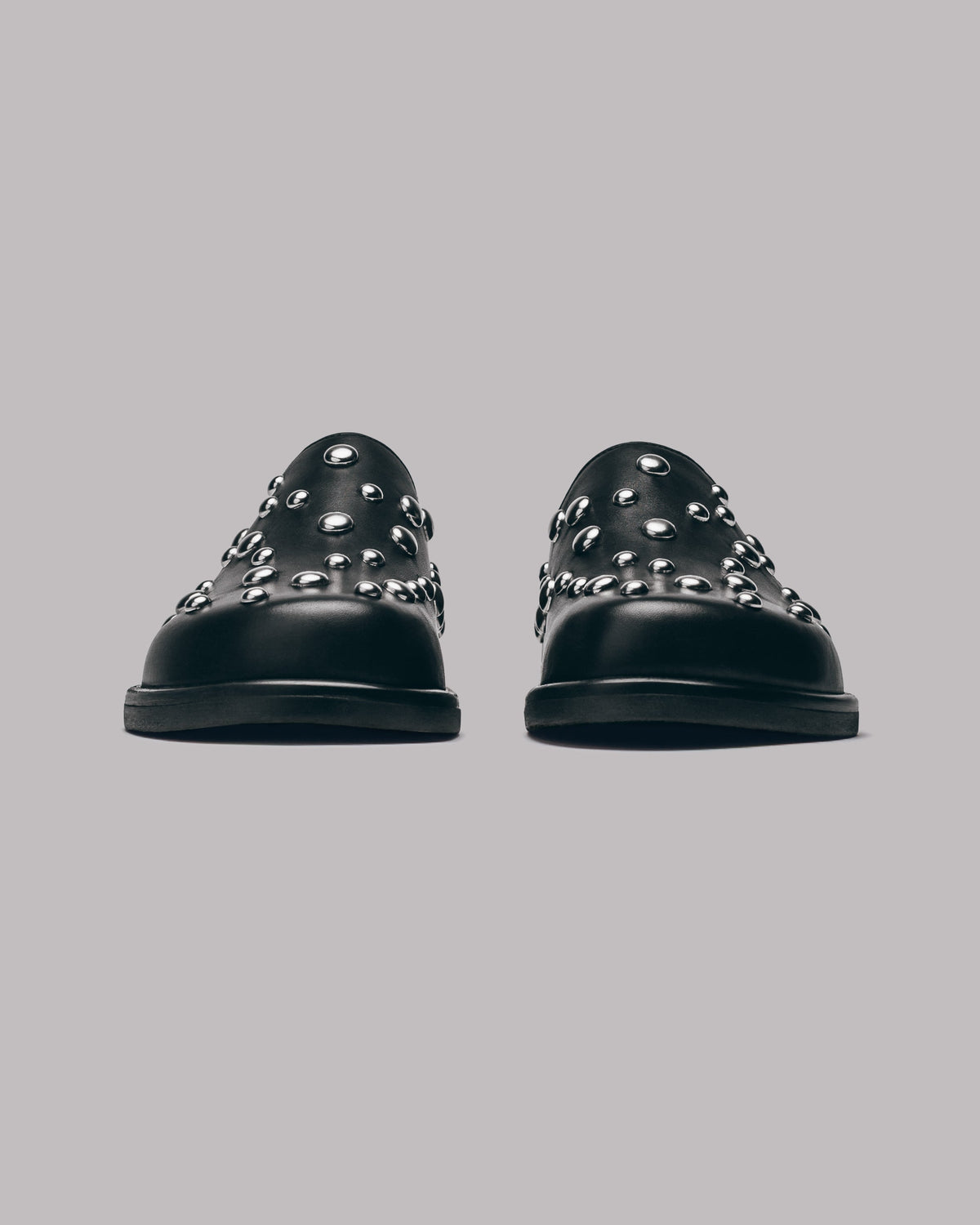 The Studded Leather Mules