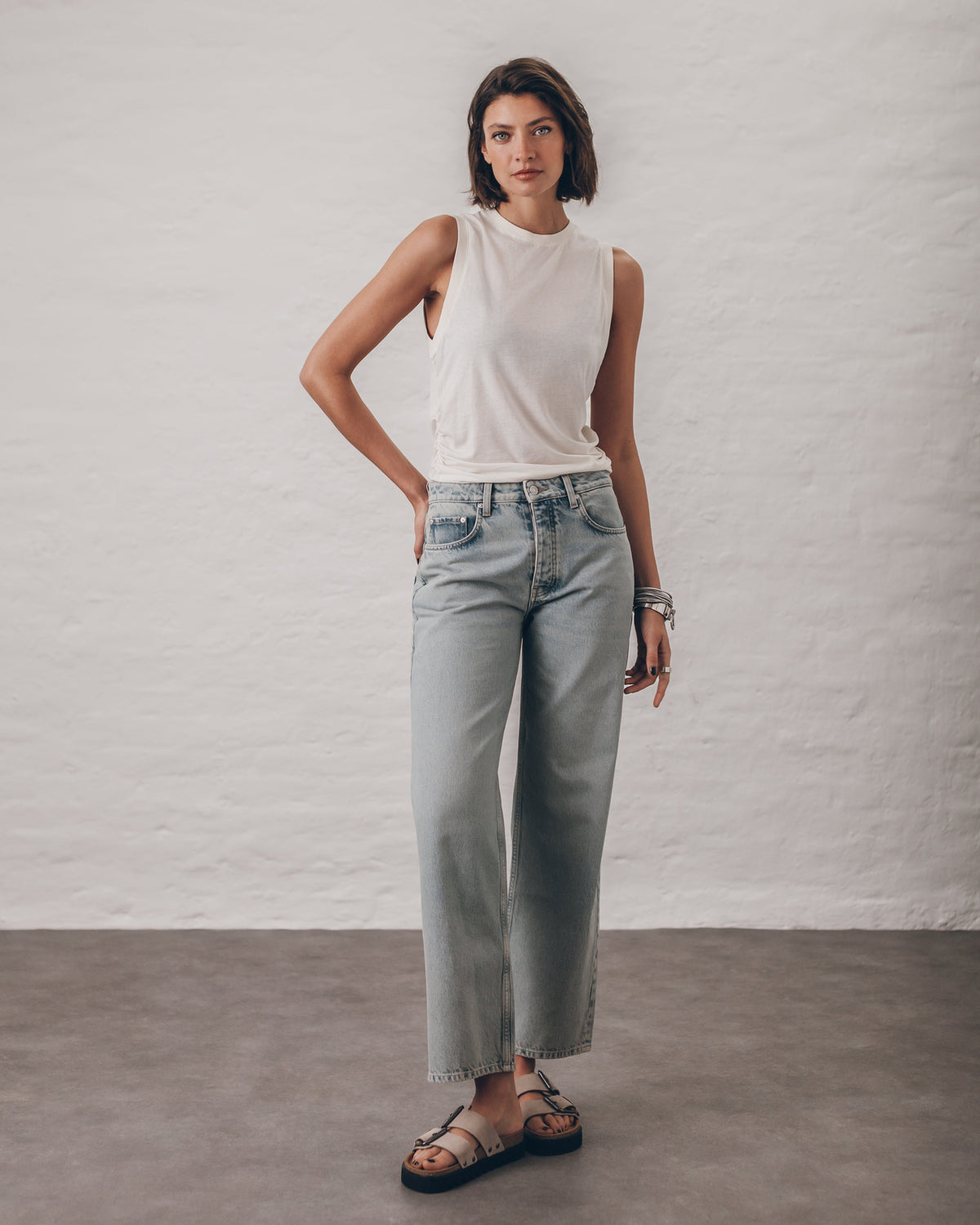 The Blue Loose Jeans