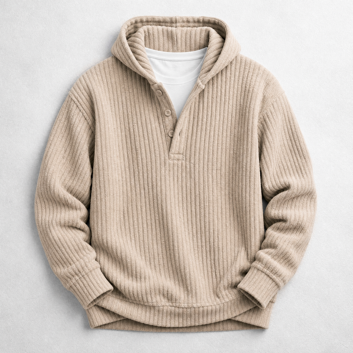 Sudadera con capucha de pana Carlton
